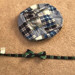 Boys cap and bow tie